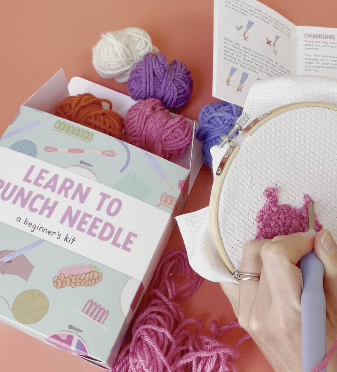 punch embroidery kit