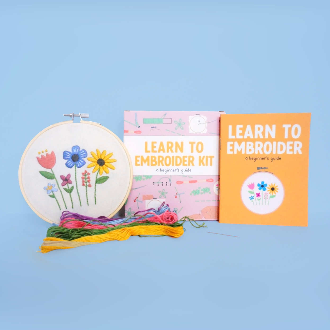 Learn to Embroider Kit threadbook