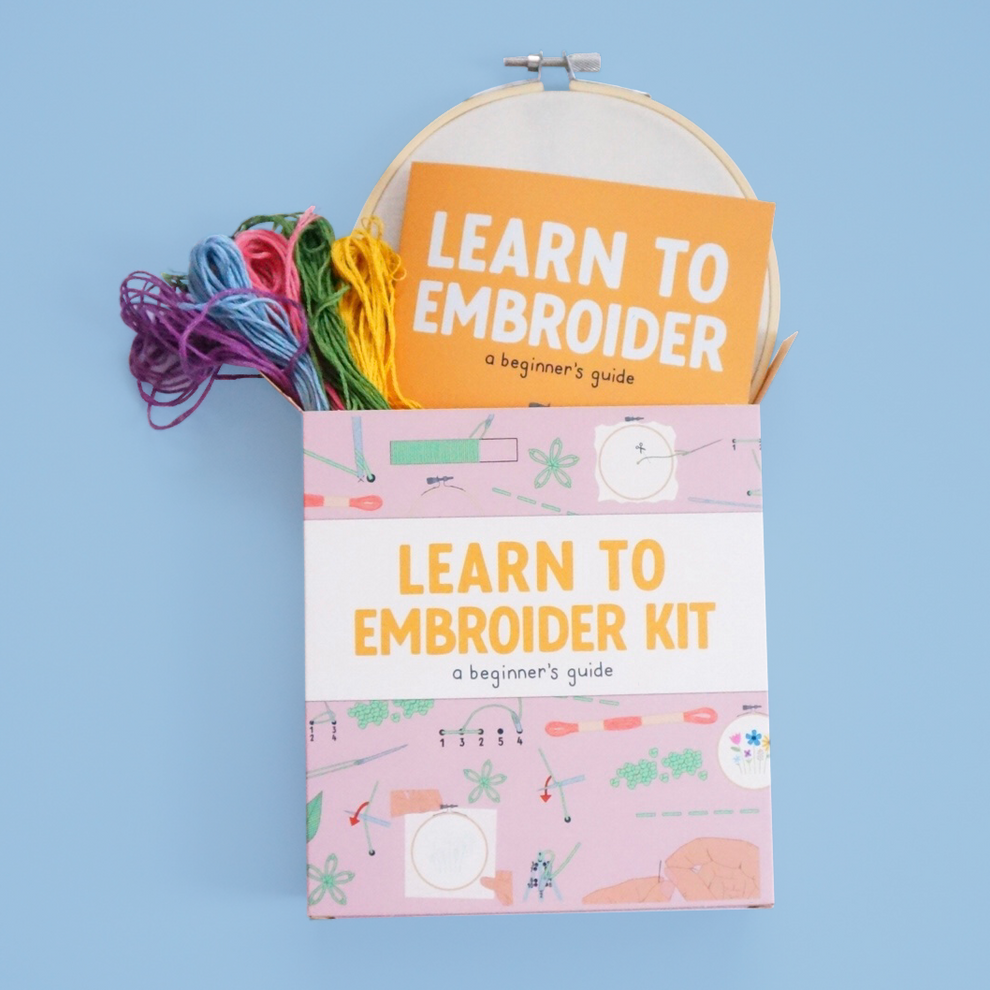 Learn to Embroider Kit Threadbook